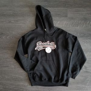 Baseball Mom ⚾ Hoodie Sweatshirt, Black XL